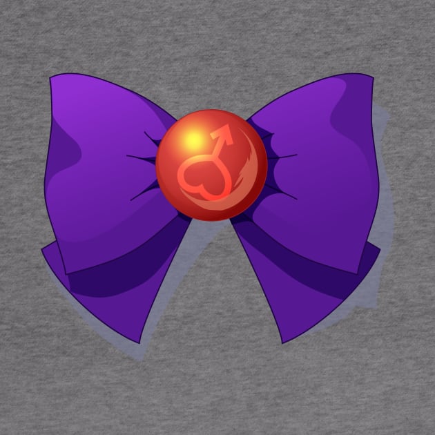 Sailor Mars transformation brooch by 3183martinat